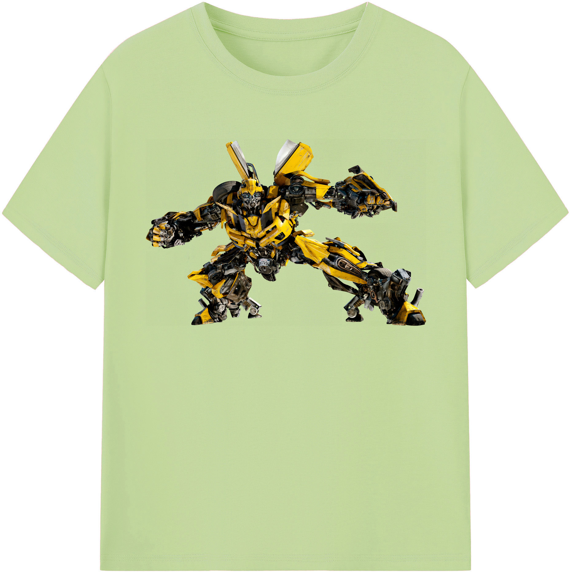 （画像用） Transformers トランスフォーマー 綿100％半袖Tシャツ（フロントプリント）